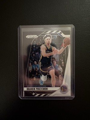2024-2025 Panini Prizm China - Brandin Podziemski - Black & White SP - Warriors