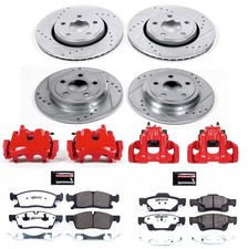 Power Stop Kc5952-36 Z36 Brake Pad, Drilled/slotted Brake Rotor And Caliper Kit