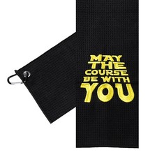 Funny Golf Towel Double-Sided Humorous Golf Towel for Bags, Golf Gifts Go...