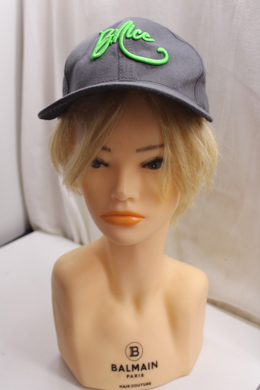 dark gray baseball cap features "Be Nice" embroid… - image 1