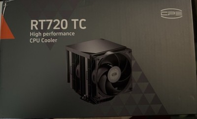 PCCOOLER RT720 TC High Performance CPU Cooler Black 120 X 120 X 25mm