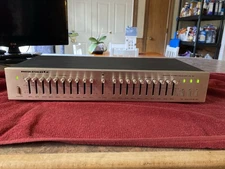 Vintage Marantz EQ-130 Silver Graphic Stereo Equalizer Tested And Working