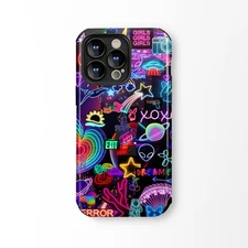 Neon Lights Party iPhone Case Bumper Shockproof Phone Case For Apple iPhone