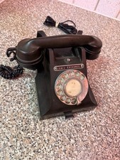 Vintage Black Bakelite Telephone Call Exchange