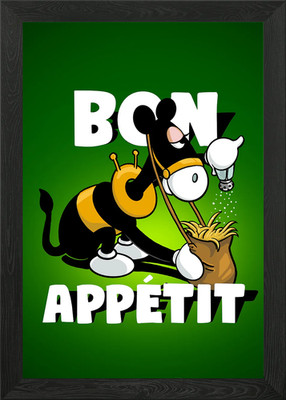 Guten Appetit Gerahmtes Wandbild Poster Leinwanddruck Bild