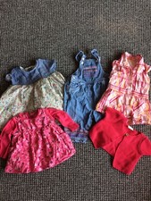 Baby Girl Bundle, 3-6 Months, Dresses, Dungarees, Cardigan, Top, Next, Dunnes