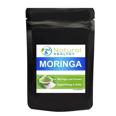 Bio Moringa Blattextrakt 30 vegane Kapseln - in Großbritannien hergestellte Ergänzung