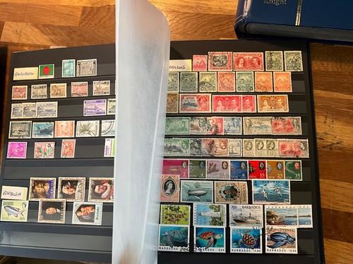 Australia stamps Roos KGV heads Canada Qv on, Argentina Belgium 5.9kg 192 sides - Picture 18 of 24