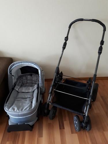 HARTAN Kinderwagen RACER S Silber/ Eisblau Karo - Bild 5 von 11