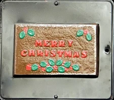 Christmas Card Chocolate Candy Mold Christmas 2016 NEW