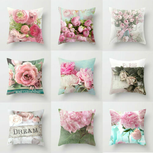 Home sofa cushion official flower Artificial for throw Decor case pillows cover - Picture 1 of 36