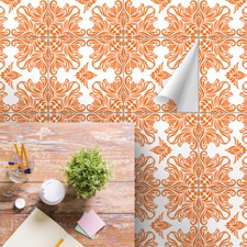Floor Tile Stickers Set of 20 "Ani" for Kitchen, Bathroom, Shower Durable