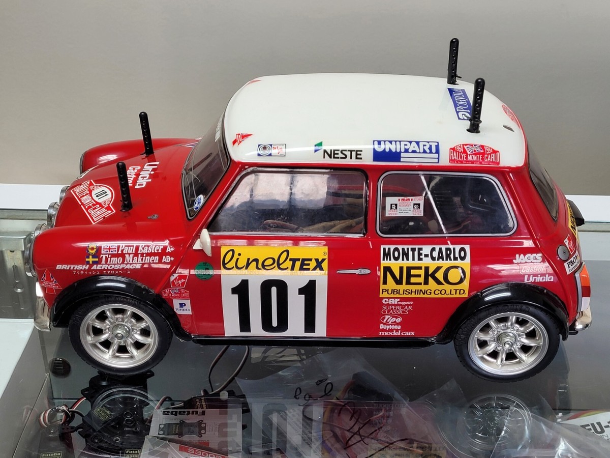 TAMIYA ROVER MINI COOPER 1/10 RCカー Tamiya 1/10 R/C Rover Mini Cooper Racing FF M-01 Chassis Futaba