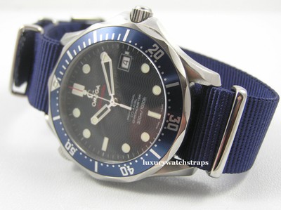 ROYAL BLUE NATO® STRAP FOR OMEGA 