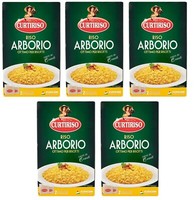 5X Curtiriso Riso Arborio,100% Italienischer Reis,Ideal FüR Alle Risottos,1Kg