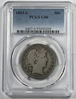 1893-S Barber Half Dollar : PCGS G06