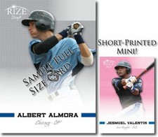 JESMUEL VALENTIN 2012 Rize Draft Rookie MINI PINK Paragon RC #/200
