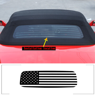 US Flag Truck Back Window Decal For Chevralet Corvette C7 2014-2019 | eBay