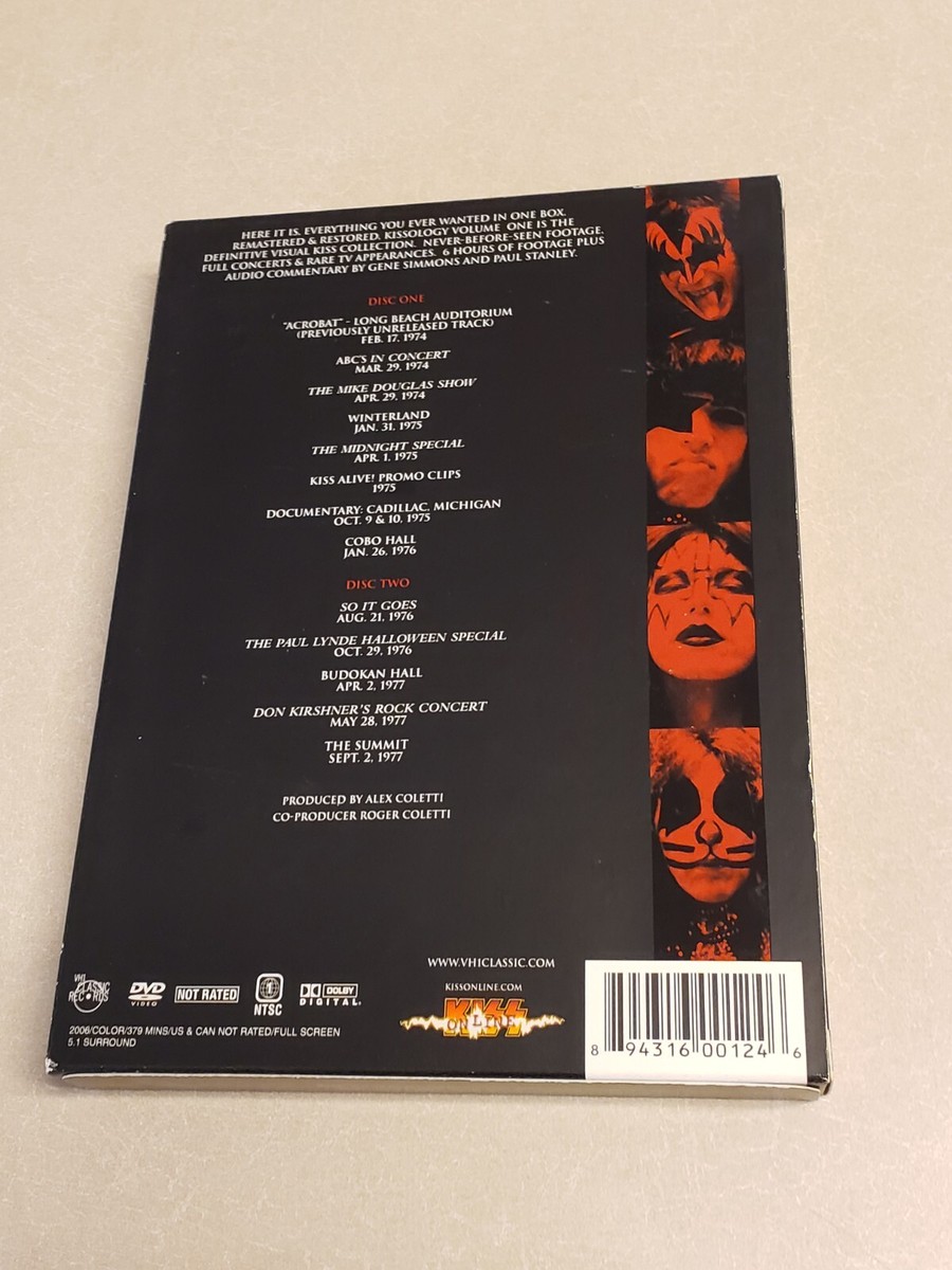 Kiss - Kissology Vol. 1 1974-1977 (DVD 2006 Limited Edition