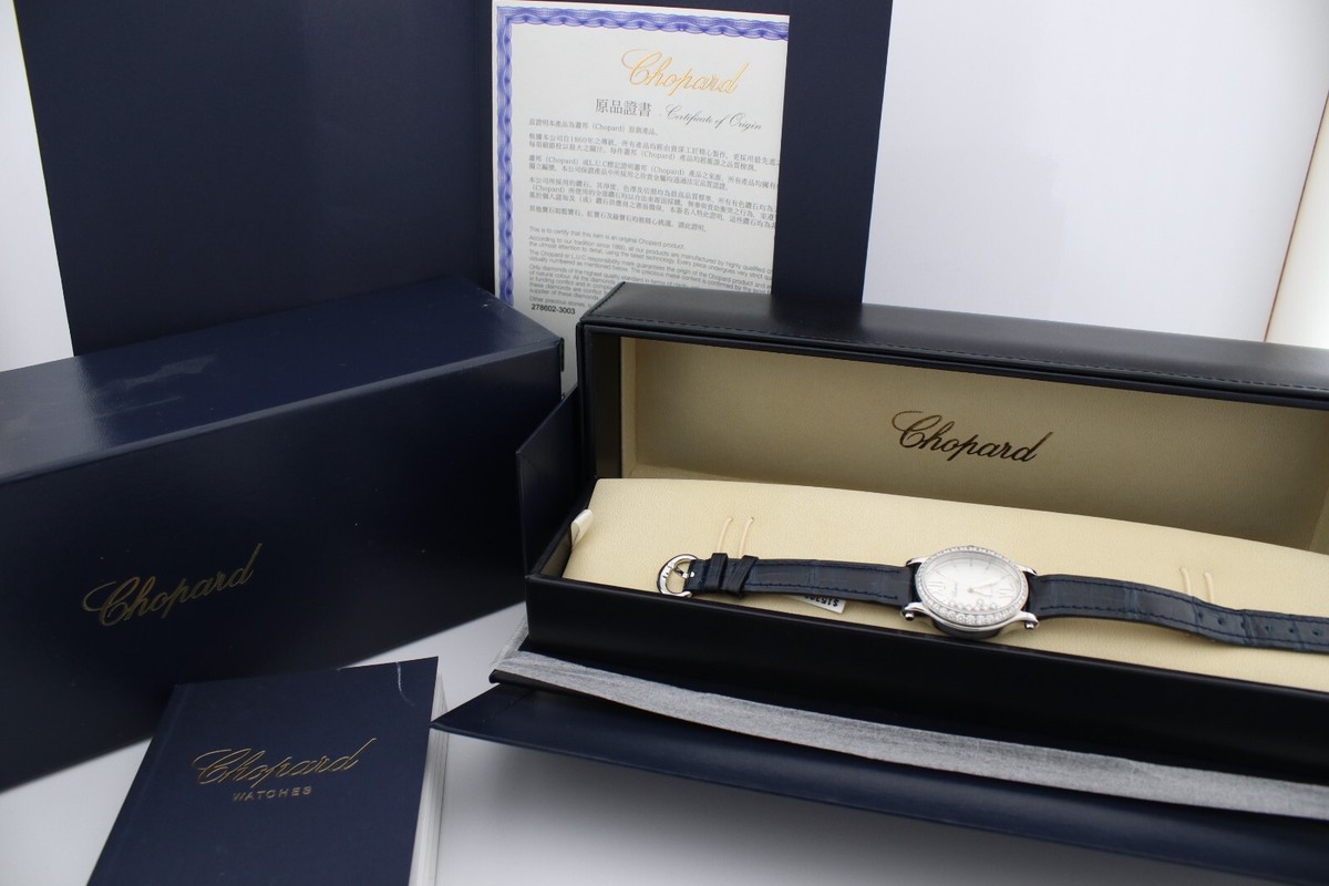 Chopard Happy Sport Oval Factory Diamond Stainless Steel