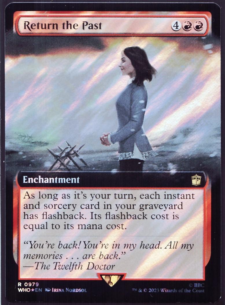 Return the Past - 979 Extended - Surge Foil - MTG Doctor Who