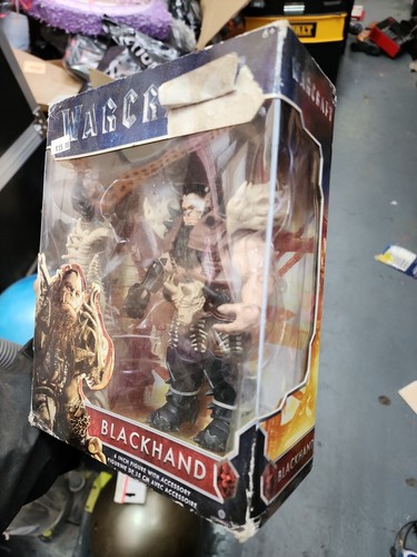 Modellino World of Warcraft Blackhand con Accessorio Jakks Pacific *scatola danneggiata - Foto 2 di 3