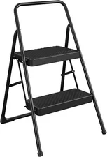 COSCO 2-Step Ladder Folding Step Stool Alloy Steel Foldable & Portable Anti-Slip