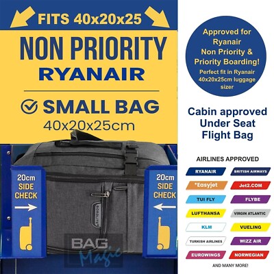 Priority Holdall Ryanair Hand Luggage Size Backpack RYANAIR
