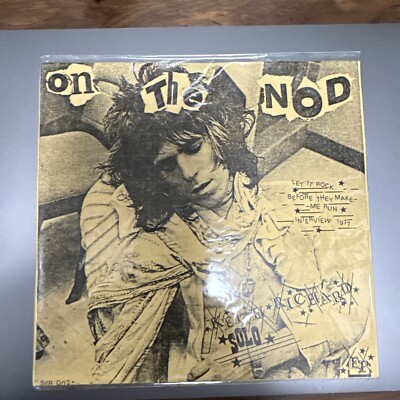 Keith Richard s On The Nod Solo 7  Rolling Stones Vinyl EP
