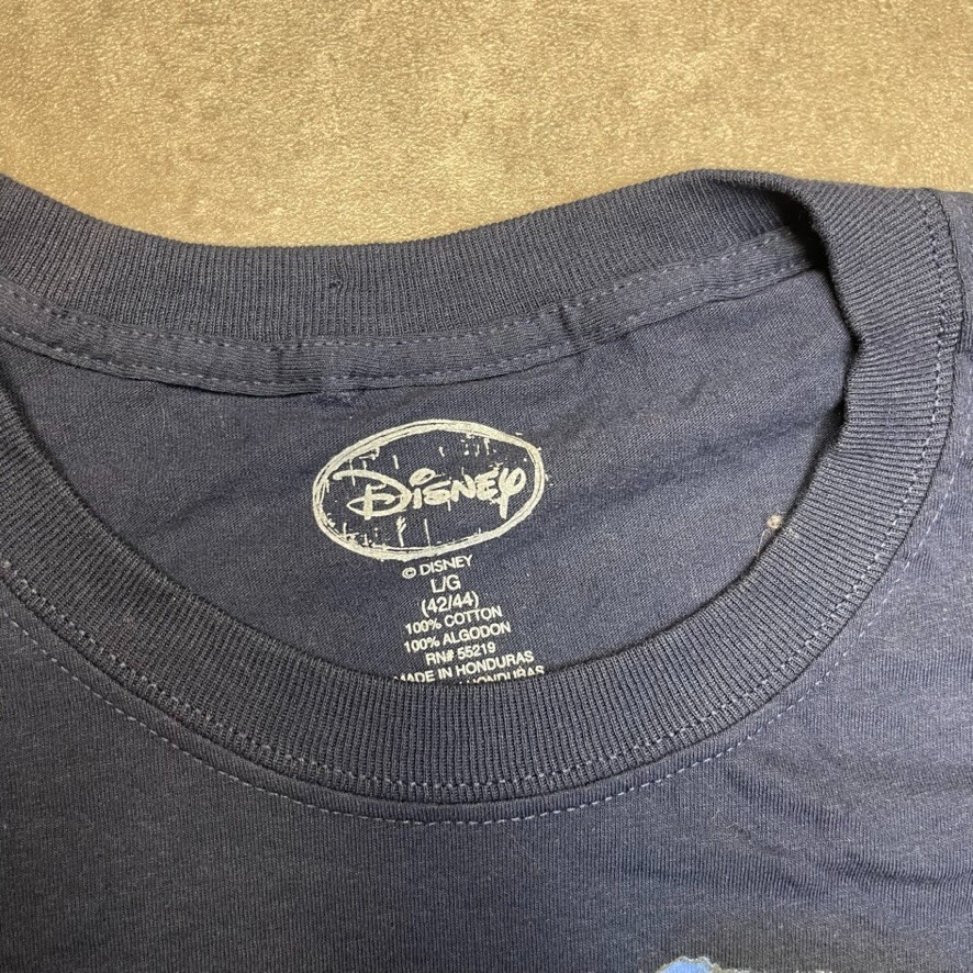 Mickey Mouse T-Shirt Mens Disney Y2K Graphic Short Sleeve Tee, Navy Large image 8