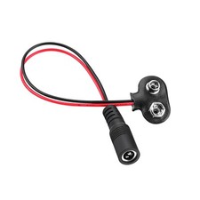 9V Battery Eliminator Connector - Convert 9-Volt Powered Devices To Wall Adapter