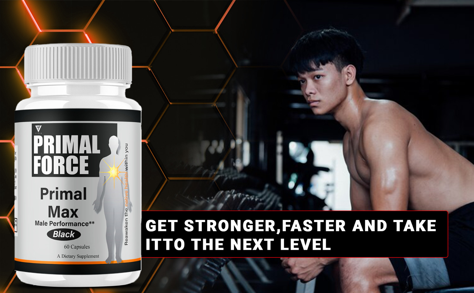 Primal Force Max, PrimalForce Max Performance Strength (60 Capsules)