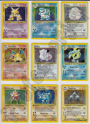 Pokemon TCG Cards BASE VINTAGE COMPLETE SETS (1996 - 2025