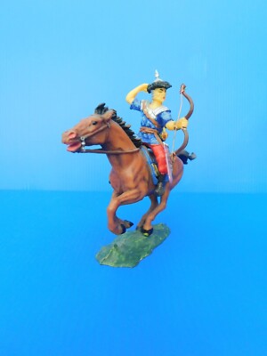 Figurine Elastolin Huns à Cheval - Cavalerie 1/32 (60mm), Allemagne, Antiquité