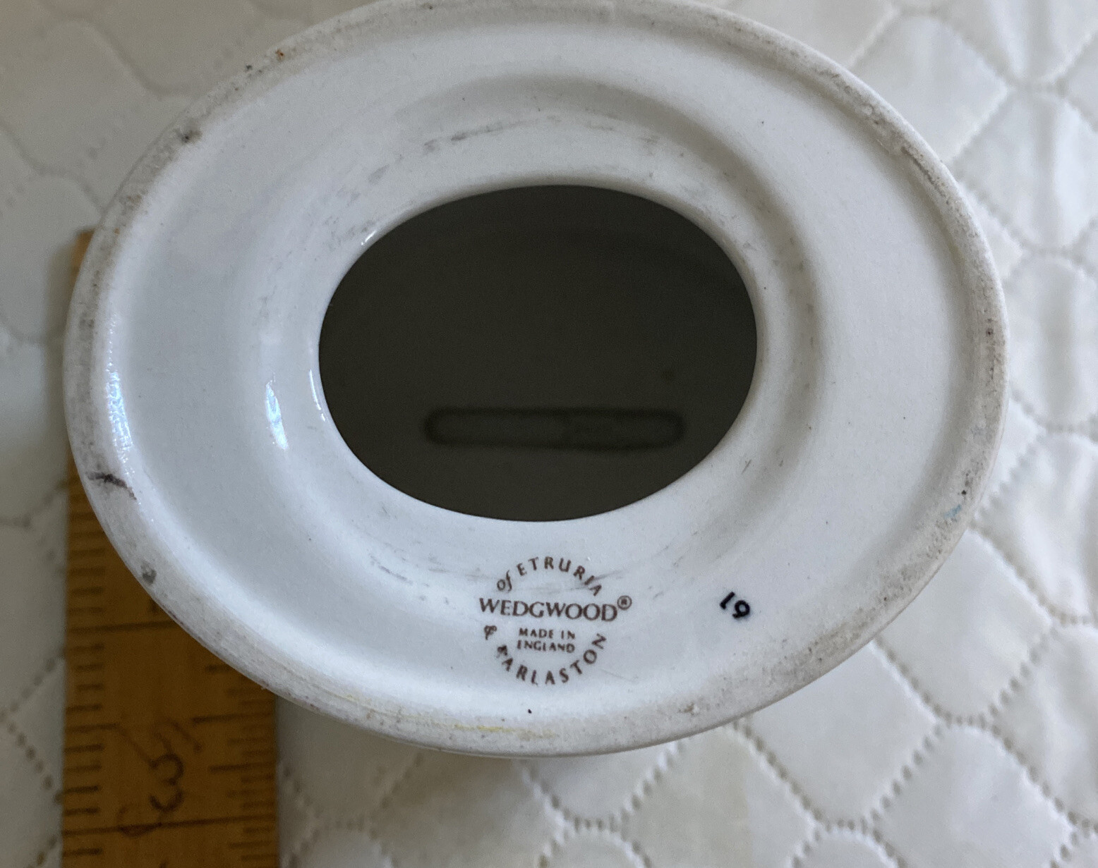 Wedgwood Beatrix Potter Money Box Oval Tiggywinkle. Missing