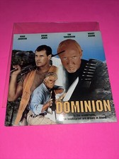DOMINION Laserdisc LD VERY GOOD CONDITION VERY RARE BRAD JOHNSON BRION JAMES 