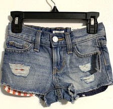 Old Navy Jean Shorts Lot Of 2 Shortie NWT Girls 5 Stars  Stripes