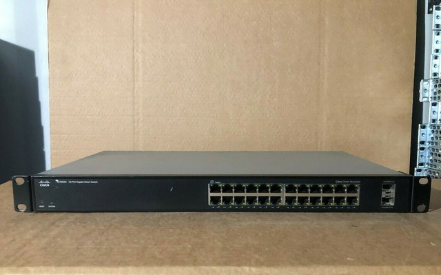 Cisco Slm24 24 Port Gigabit Smart Switch With Brackets For Sale Online Ebay