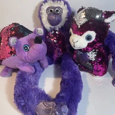 Wild Republic~Goffa~Adventure Planet ~Sequinimals Plush Stuffed Animals Flippab