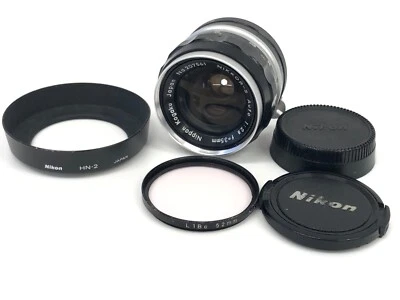 [ Exc+5 ] Objectif grand angle Nikon Nikkor-S Auto 35 mm f/2,8 Non Ai MF JAPON - Photo 1/4