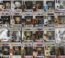 Mystery Mixed Lot of 8 Funko Pop! Figures Characters Pre-Owned Blind Pack *READ*