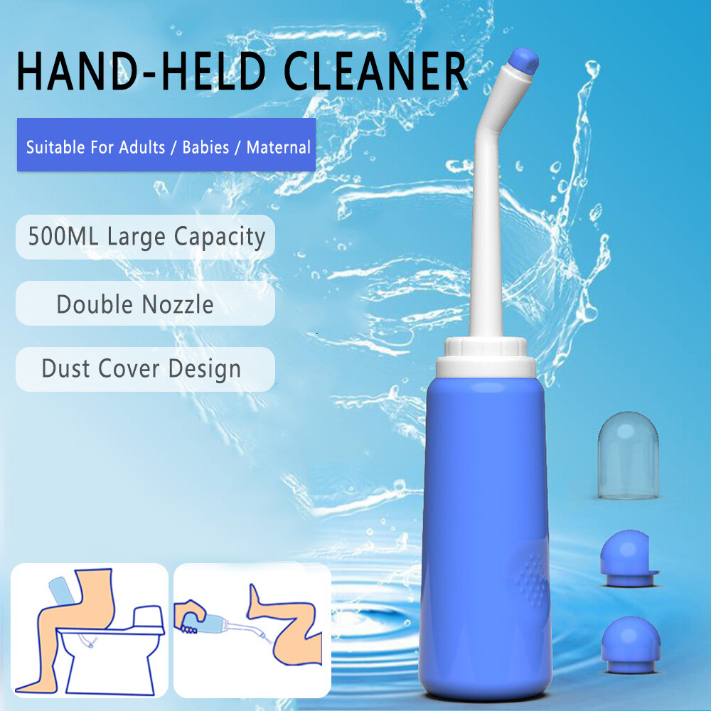 Bidé portátil botella portátil viaje personal inodoro spray lavadora de agua 500 ml