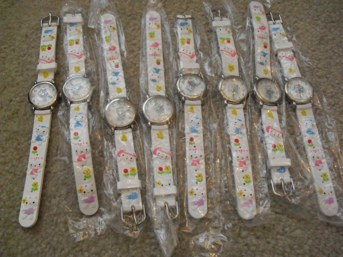 3D Hello Kitty Quartz Watch Hello Kitty Light Up Analog Kids Watch with Silicone Band  main image 2