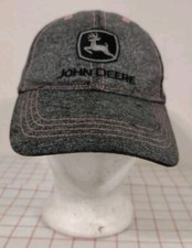John Deere Youth Cap Hat Grey Adjustable Embroidered