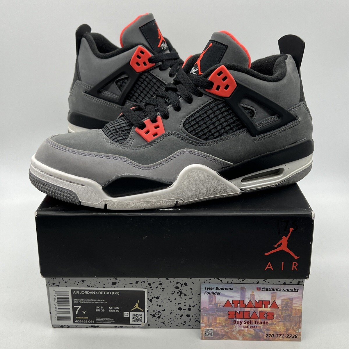 靴 Nike Air Jordan 4 Retro  Infra red 26.5 Nike Air Jordan 4 Retro Mid Infrared Jordan 4 Retro Men's