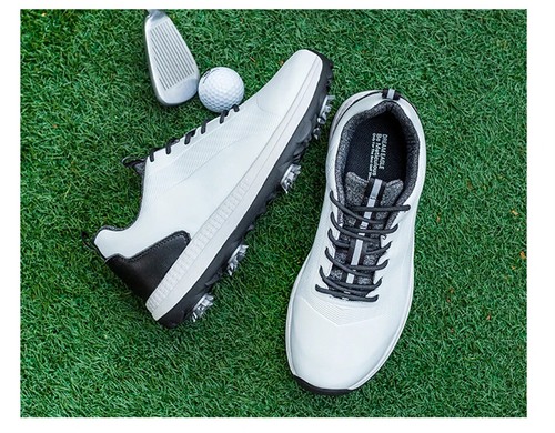 Men's Professional Waterproof Golf Spikes Trainers Sneakers Non-Slip Footwear - Picture 22 of 24