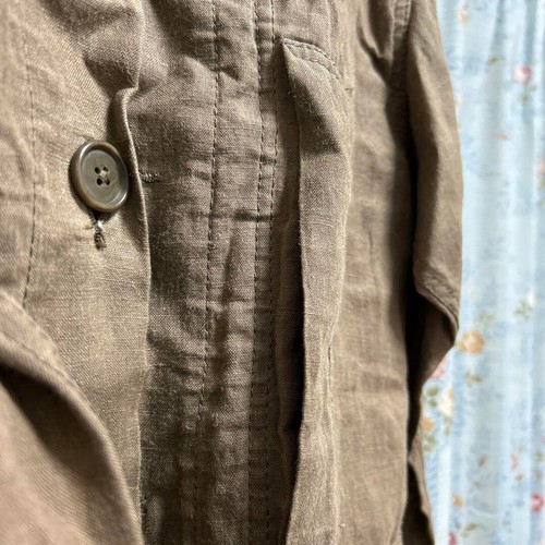 Y’s YOHJI YAMAMOTO Ladies Transformed Military Jacket Size M Brown Solid USED - Picture 4 of 8