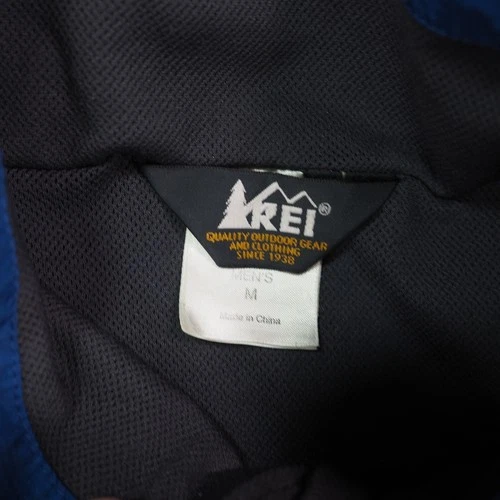 REI Windbreaker Jacket Mens Med Blue Ripstop Full Zip Gorpcore Outdoor Hiking image 7