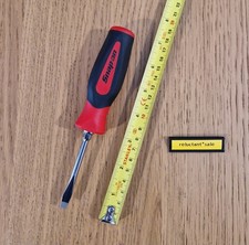 Snap-on Tools Flat slotted screwdriver 7" Long 7/32" tip SGD2B RED USA
