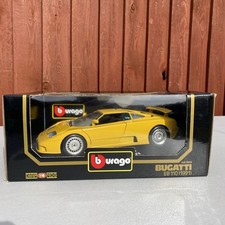 Bburago Diamonds 1/18 Scale Diecast 3045 - 1991 Bugatti EB 110 - Yellow Boxed